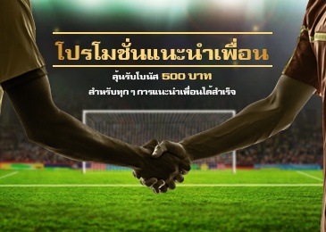 โปรโมชั่นแนะนำเพื่อน